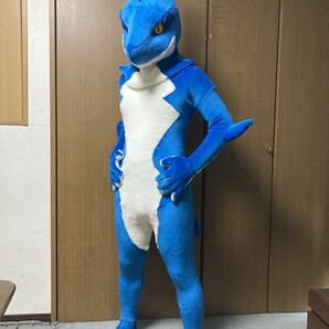 ファースーツ 青鮫 fursuit ケモノ 着ぐるみ ストファースーツ 等身大 アトラク ファースーツの画像3