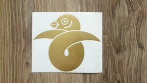  genuine rice field house house . flag seal sticker ... gold 001