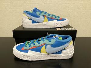 NIKE × sacai × KAWS Blazer Low Neptune Blue 27cm ナイキ サカイ カウズ ブレザー 検）ジョーダン シカゴ off white