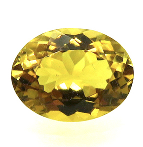 3738【レアストーン ルース】イエロートルマリン 1.87ct 東アフリカ産 : 瑞浪鉱物展示館【送料無料】