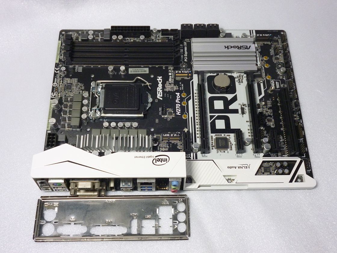 ASRock H270M Pro4 マザーボード＋ CPU i5-7500