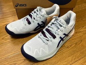 【送料込】asics アシックス テニスシューズ ゲルレゾリューション 8 23.5cm オールコート 1042A072-407