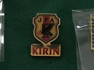 ★☆FIFA ワールドカップ JFA 日本代表 スポンサー KIRIN キリン ピンバッジ ☆★