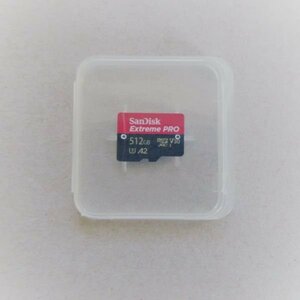 開封品 SANDISK 512GB microSDカード microSDXC 最大170MB/s Extreme PROシリーズ 動作確認済み