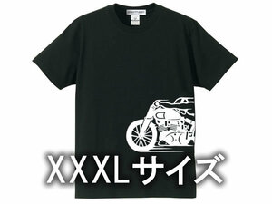 XXXLサイズ スピードアディクト サイドプリント T-shirt BLACK/黒3xl大きめサイズビッグサイズ超特大ゆったりアメリカンバイクハーレーusa