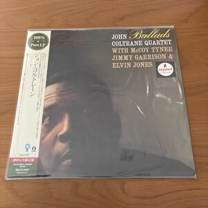 JOHN COLTRANE BALLADS ジョンコルトレーン 高音質重量盤 100% PURE LP UCJU-90001