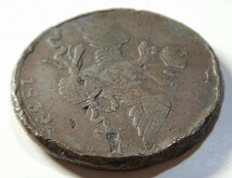 ロシア帝国 コイン『10KOPEKES RUSSIAN EMPIRE COIN NICHOLAS I』1839年〔管理番号:17〕/露西亜 銅貨 アンティーク コイン 古銭 硬貨 貨幣_画像3