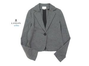 LANVIN en bleu ランバンオンブルー バックリボンデザイン ジャケット　36