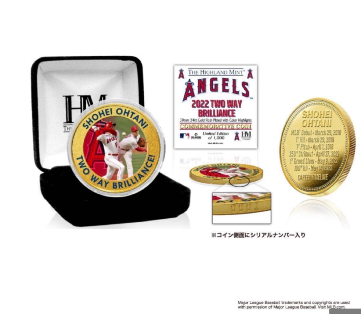 2021年大谷翔平 MVP獲得記念2コインフォトミント シリアルナンバー入り-