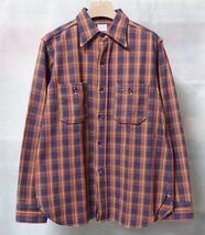 20AW WAREHOUSE ウエアハウス Lot 3104 FLANNEL SHIRTS B柄 フランネル シャツM チェック_画像1