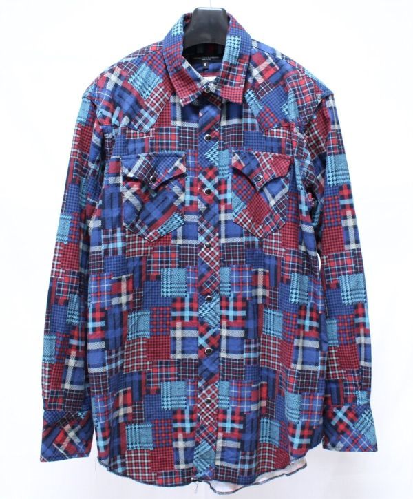 再再販! AMBUSH フリース アンブッシュ パッチワークフリースシャツ