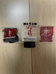 朝倉海　RIZIN ボトルキャップ　アクリルスタンド