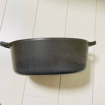 Лот аукциона Yahoo 希少色 LE CREUSET ル・クルーゼ オーバル 鍋 両手鍋 27cm グレー色