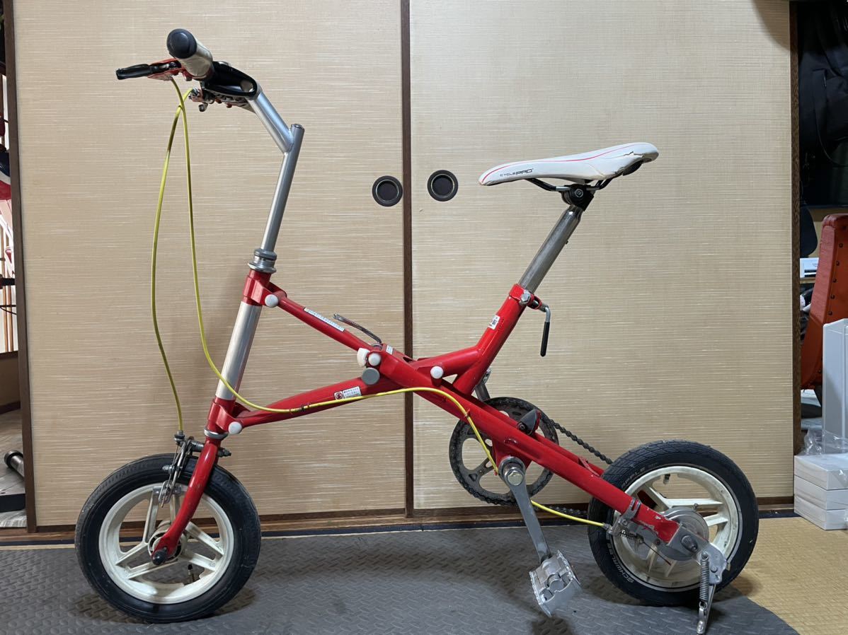折り畳み自転車 8インチ 8inch bicycle 自転車 折りたたみ 全4色 赤 青 ゴールド 黒 コンパクト自転車 収納バック 工具付き 6.7kg 軽量