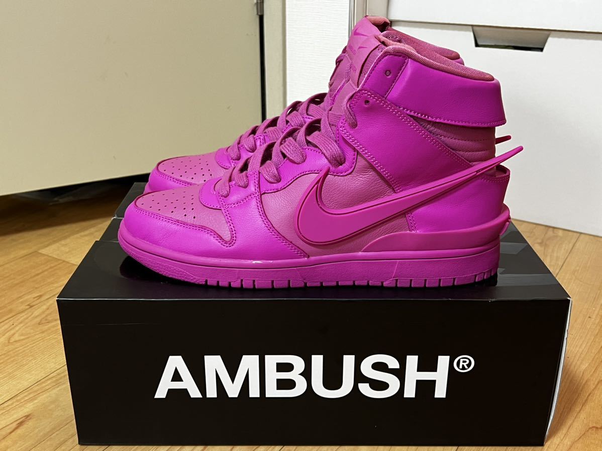 NIKE DUNK HIGH × AMBUSH ピンク (ナイキ アンブッシュ) | www.jarussi