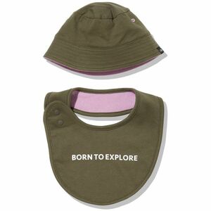 ★新作★ THENORTHFACE ノースフェイス Baby Hat & Bib Set ハット＆ビブセット スモーキーグレープ(MP) 正規品 出産祝い　お祝い