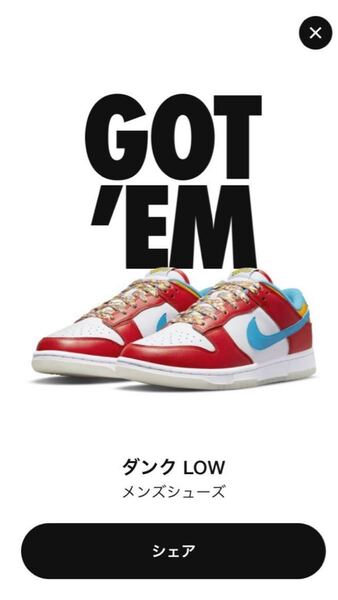 Nike Dunk Low QS Fruity Pebbles 26cm