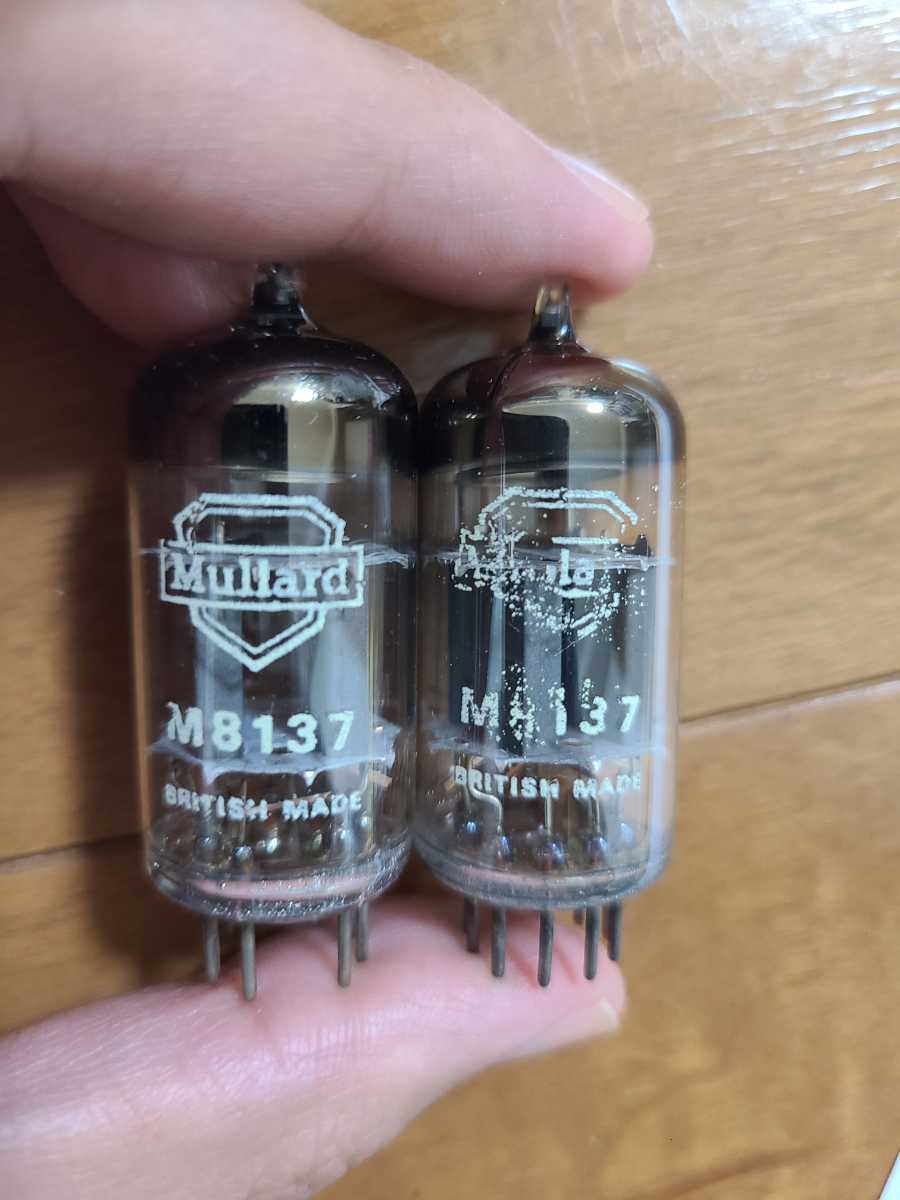 送料込・まとめ買い Mullard M8137 2本セット 真空管 - アンプ