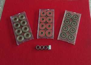 7 super-discount { tax postage 293 jpy included } bearing ABEC-7 8 piece spacer 250 jpy attaching after the bidding successfully color designation. xez