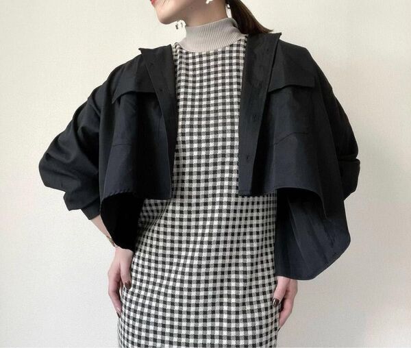 値下げしました。店舗限定 しまむら yayoi ミリタリーショート丈シャツ Lサイズ
