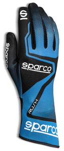 Sparco Cart Glove Rush Light Blue M Size Внутреннее шитье