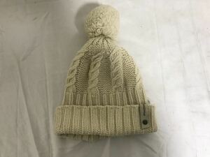  подлинный товар дизель DIESEL шерсть нейлон Beanie вязаный вязаная шапка шляпа женский мужской American Casual Surf белый Италия производства 