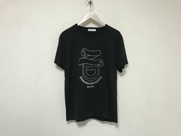 本物ガルニGARNIコットンプリント半袖TシャツメンズアメカジサーフミリタリービジネススーツピンクM黒ブラック日本製