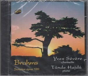 [CD/Hortus]ブラームス:クラリネット・ソナタ第1&2番/Y.セヴェール(cl)&T.ハイドゥ(p)