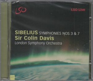 [CD/Lso]シベリウス:交響曲第3&7番/C.デイヴィス&ロンドン交響楽団 2003