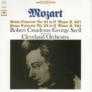 [CD/Columbia]モーツァルト:ピアノ協奏曲第21&24番/R.カサドシュ(p)&G.セル&クリーヴランド管弦楽団 1962.11