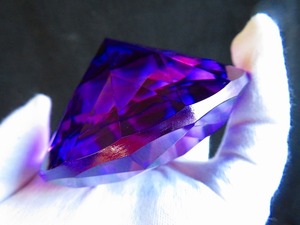 ★超綺麗紫Ｋ9ダイヤモンド水晶★260ｇ