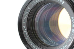 【並品】Pentax SMC Takumar 50mm f1.4 MF Standard Lens for M42 ペンタックス 701@BY