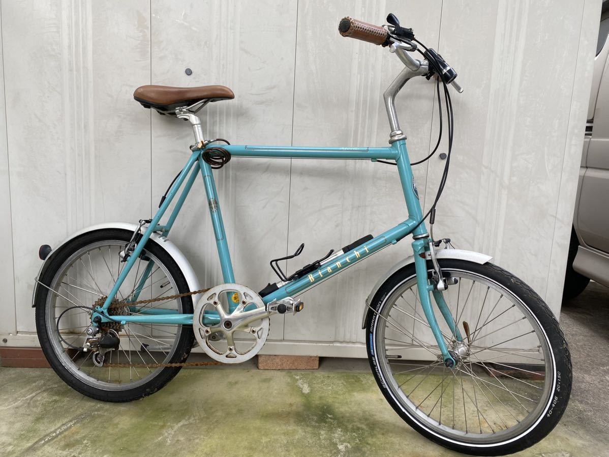 送料込 ビアンキ Bianchi メルロー ミニベロ 20インチ 7段変速 - 通販