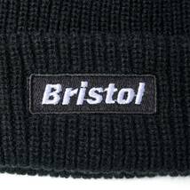 新品22AW黒F.C.Real BristolビーニーSMALL CLASSIC LOGO BEANIEニット帽FCRBキャップF.C.R.BブリストルKNIT CAP帽子SOPHニットキャップ24SS_画像3