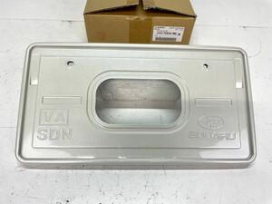 A-632【新品未使用】 WRX STI ナンバープレート フレーム 枠 VAB 前期 J1017 VA551 J1017VA551W6 SUBARU 純正 11.9AM