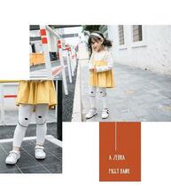 1432-105スマイルパンツ キッズ　可愛い 子供レギンス 1枚　黄色_画像3