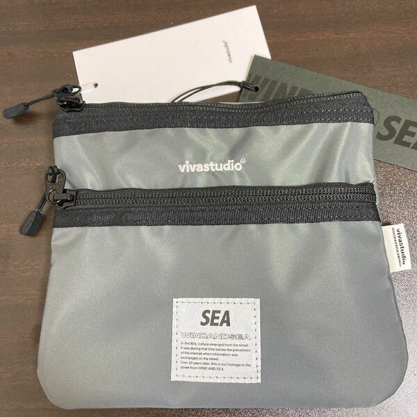 vivastudio × WDS DOUBLE ZIPPER BAG ウィンダンシー　wind and sea サコッシュ コラボ　新品未使用