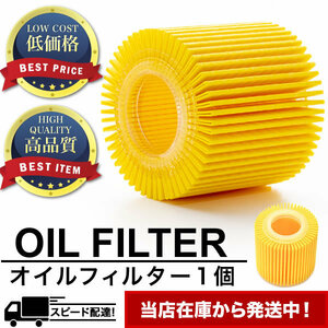 トヨタ レクサス 純正互換品 オイルフィルター オイルエレメント 品番：OILF07 単品