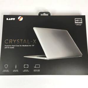 【送料無料】LAUT MACBOOK AIR 13(2018)用 クリスタルクリア ケース（SLIM CRYSTAL X カバー)