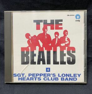 CD 【THE BEATLES 4】SGT. PEPPER'S LONL EY HEARTS CLUB BAND ビートルズ