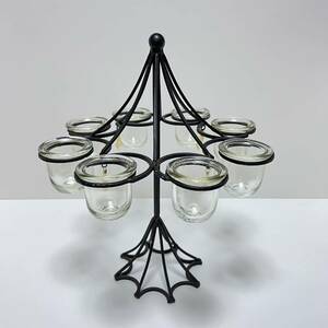  Vintage iron candle stand 
