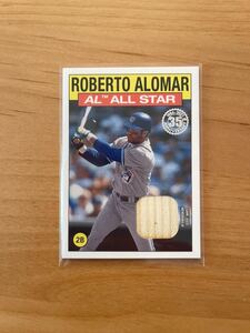 Topps mlb baseball メモラビリア　Roberto Alomar ロベルト　アロマー　実使用　バット　送料無料