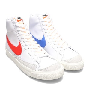 BLAZER MID 77 VINTAGE "WHITE BLUE RED" BQ6806-117 （ホワイト/ミディアムブルー/セイル/ハバネロレッド）