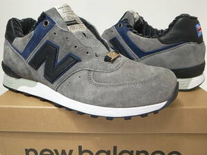 【送料無料 即決】NEW BALANCE UK製 M576RBT 26.5cm US8.5新品CUTTING ROOM英国Flimby工場30周年30th記念ROY BELL限定グレーGRAY灰スエード