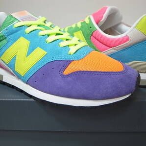 【送料無料 即決】ATMOS x NEW BALANCE CM996ATN 28cm US10新品アトモス別注コラボ日本996足限定MULTIマルチカラーMIX左右非対称ミスマッチ