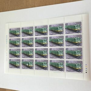 即決　62円切手　切手シート　電気機関車シリーズ　第１集　EF58形　1990　平成２年