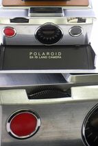 h2K074R15 POLAROID SX-70 ポラロイドカメラ フィルムカメラ 専用レザーケース付き 現状品_画像5