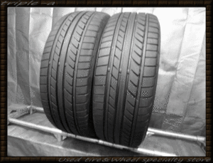 20年製 グッドイヤー EAGLE LS EXE 225/55R17 2本 バリ山！ 【527】