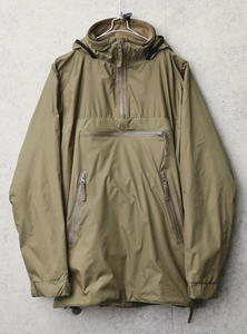  prompt decision [ Vintage / England army ]PCS thermal pull over smock Parker /XL/ light olive / lining fleece / military (q-2211-1b)