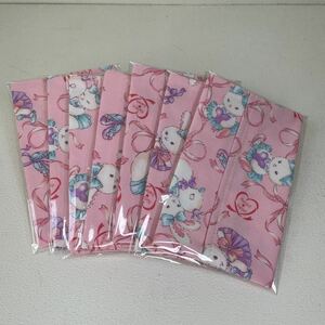 * hand made *No.296 pocket tissue case! large pocket tissue for elementary school student kindergarten elementary school ... pink ribbon 